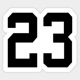 Number 23 Sticker